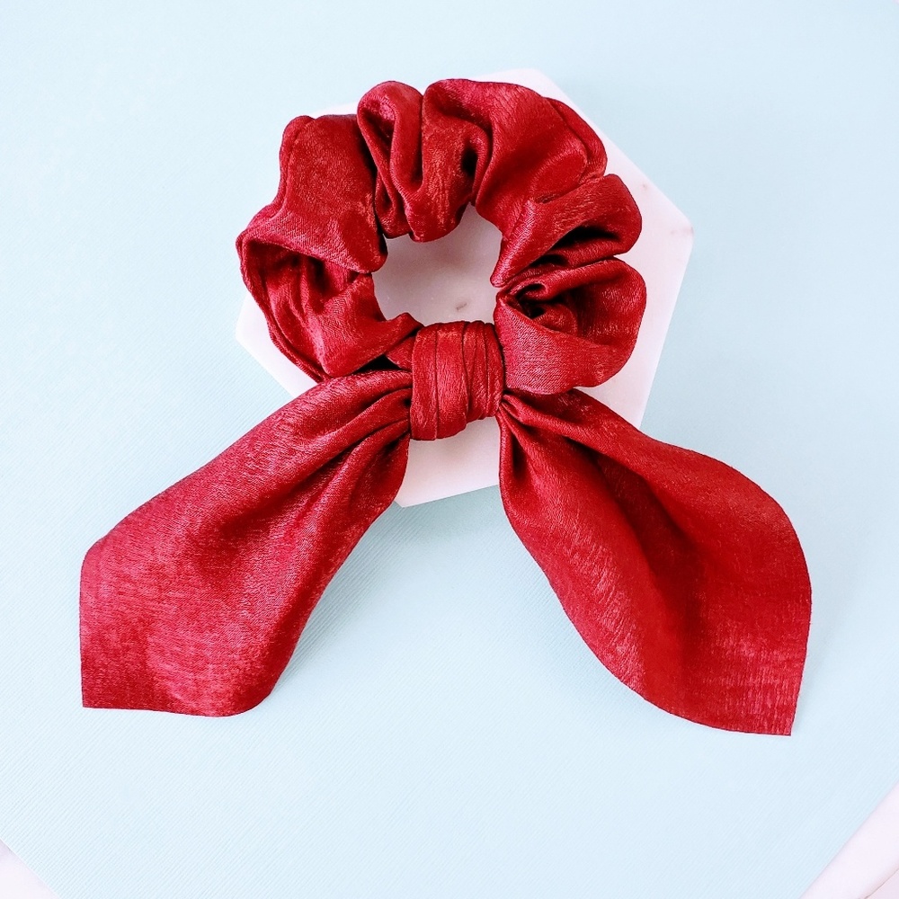 !!!!5 for $25 Scarf Bow Pony Tail Holder Scrunchie - Picture 4 of 5